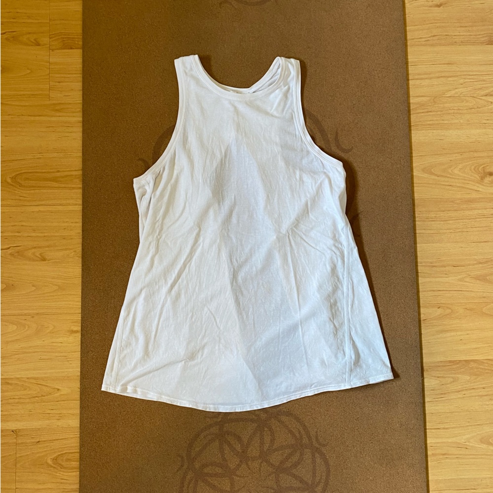 Lululemon White All Tied Up Tank